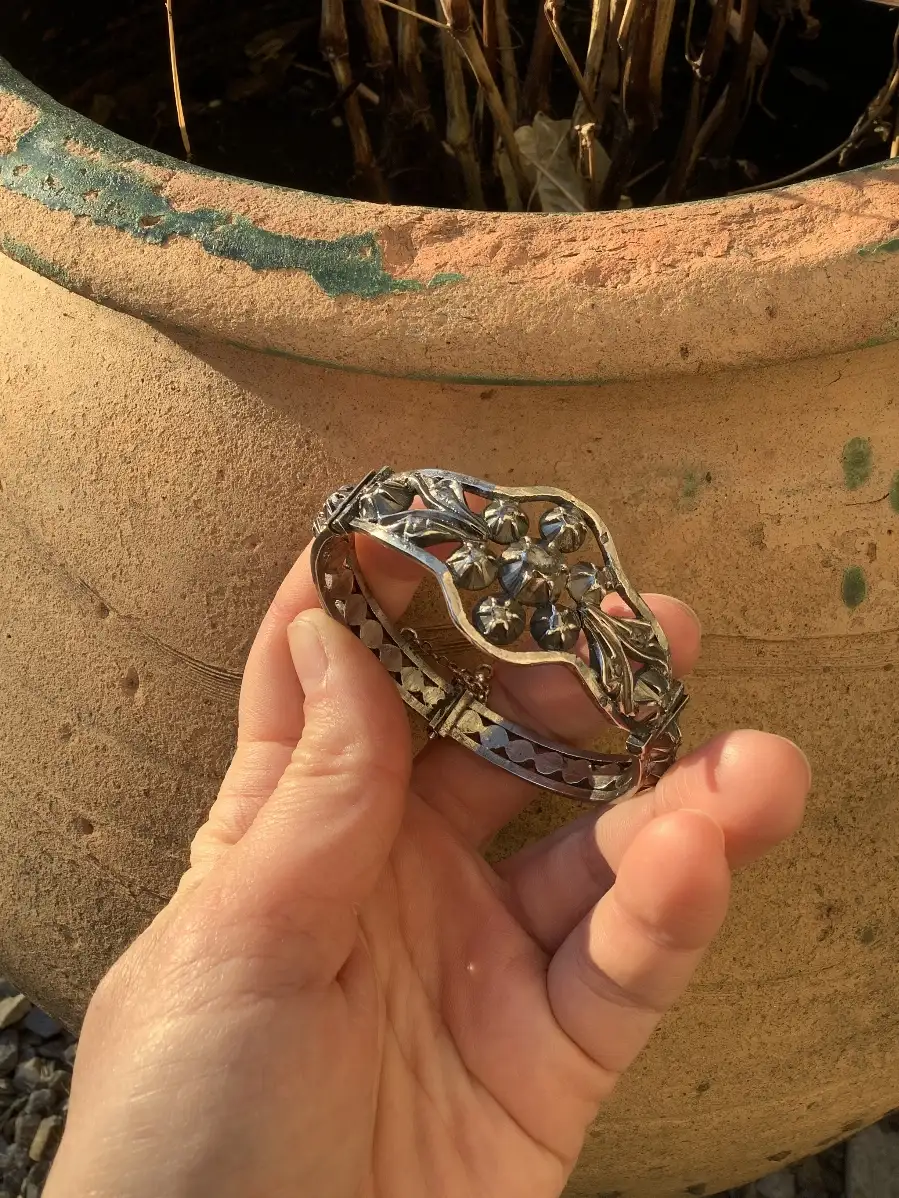 Bracelet Provençal Diamants Argent