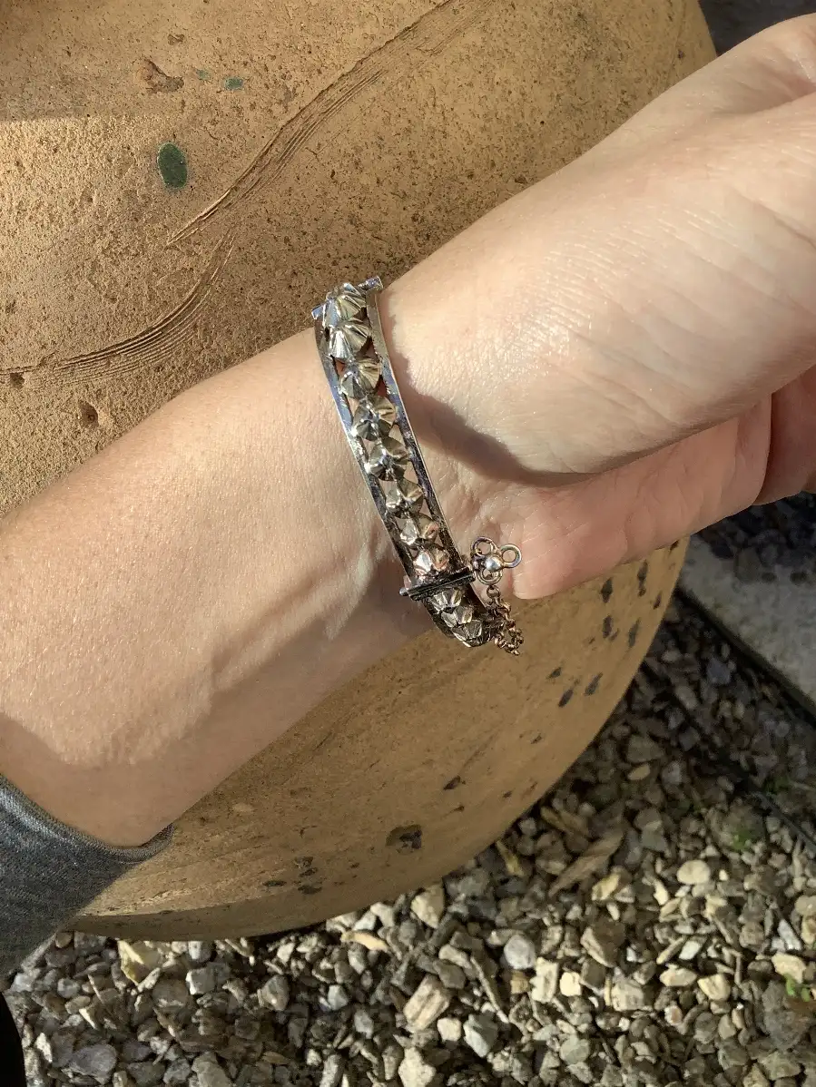 Bracelet Provençal Diamants Argent
