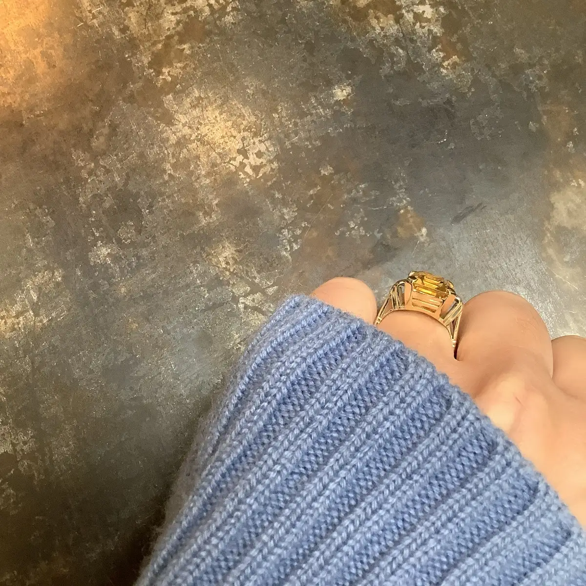 Bague citrine Or 18ct